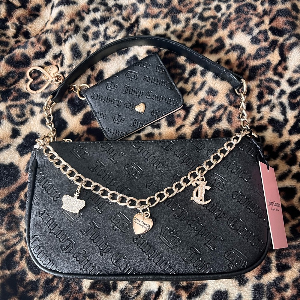 NEW Juicy Couture Shoulder Bag FREE CARDHOLDER #Y2K